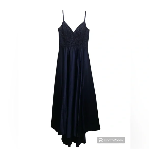 Navy Blue Grad/Prom Dress - Picture 2 of 5